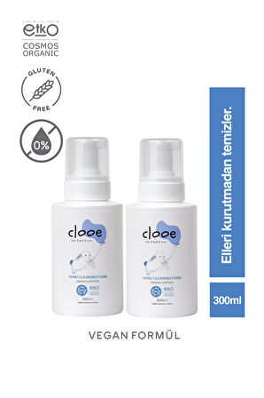 Clooe Organik El Temizleme Köpüğü - 2’li Fırsat Paketi 