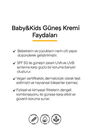 Organik Vegan Hipoalerjenik Glutensiz 50 Spf Güneş Kremi (50ML) Clooe