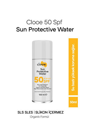 Vegan Çift Fazlı Çok Yüksek Korumalı 50 Spf Güneş Suyu (100ML) Clooe