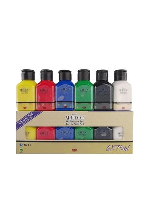 Canlı Renkler 6x75ml Akrilik Boya Seti