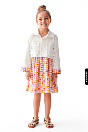 Kız Çocuk Ceket 4-8 Yaş 36542