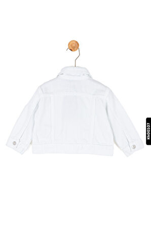 Çıt Çıt Kaplamalı Fırfırlı Çift Cepli Kız Çocuk Ceket 9Ay-4 Yaş 36702