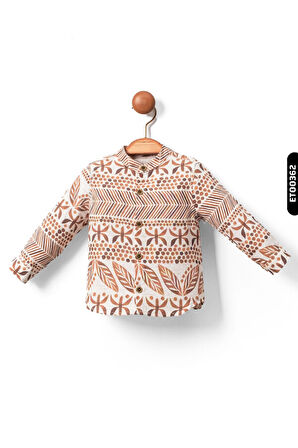 Yan Fermuarlı Ceket Yakalı Sahte Cepli Erkek Çocuk Alt Üst Takım 6-36 Ay 1110