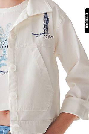 Kız Çocuk Gömlek 8-14 Yaş 36314