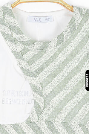 Kız Çocuk Atlet bluz 4-8 Yaş 36515