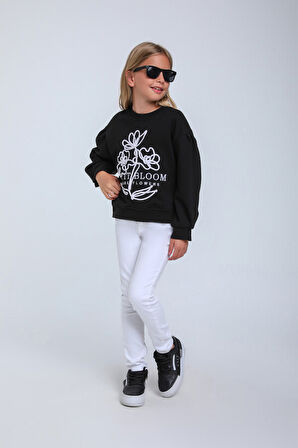 Kız Çocuk Sweatshirt 10-14 Yaş 35855