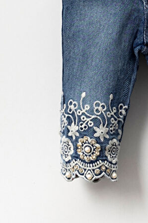 Şapka Hediyeli Kız Çocuk Pantolon 3-7 Yaş 2203