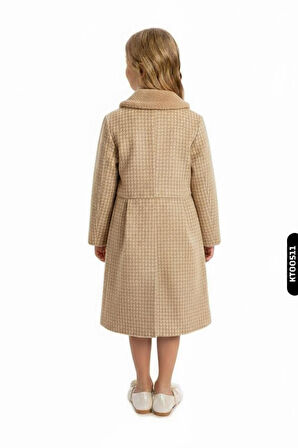 Kız Çocuk Kaban 4-8 Yaş 1052