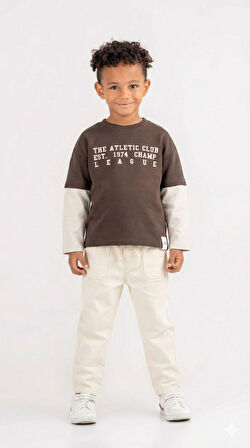 Erkek Çocuk 2li Kombin Takmı 4-13 Yaş SET0403