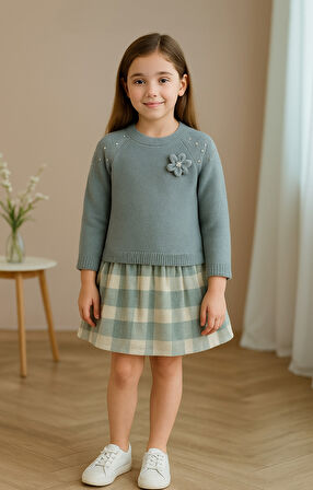 Kız Çocuk Elbise 3-7 Yaş 4022