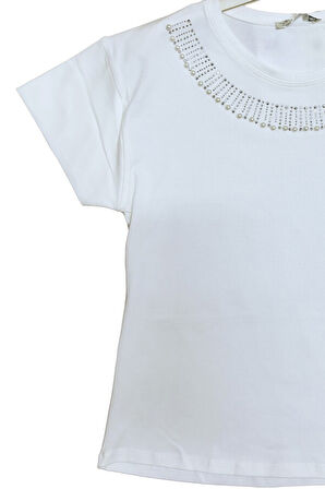 Kız Çocuk Tişort 5-9 Yaş 36019