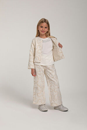 Kız Çocuk Tişort 5-9 Yaş 36019