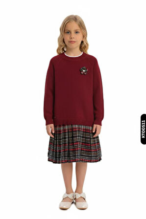 Kız Çocuk Elbise 8-12 Yaş 4068