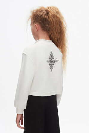 Kız Çocuk Sweatshirt 8-14 Yaş 37319