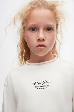 Kız Çocuk Sweatshirt 8-14 Yaş 37319