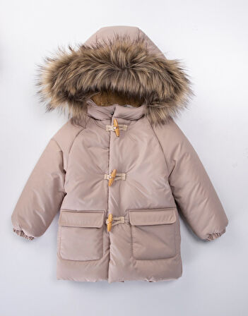 Erkek Çocuk Mont 2-6 Yaş 51360 Bej