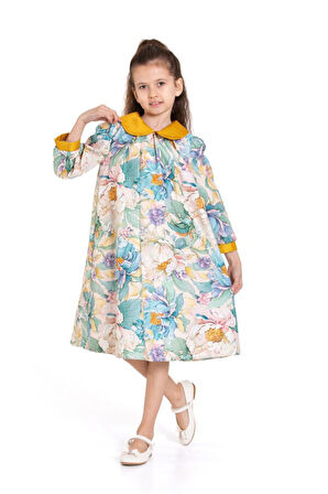 Kız Çocuk Elbise 4-8 Yaş 9102