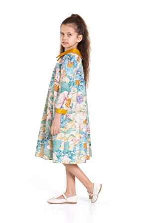 Kız Çocuk Elbise 4-8 Yaş 9102