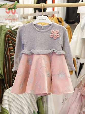 Kız Çocuk Elbise 6-24 Ay 4073