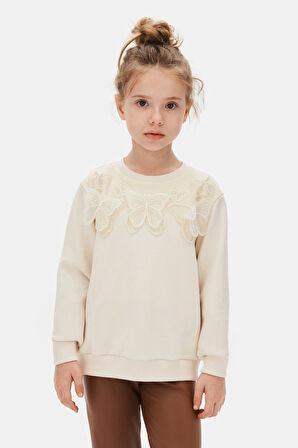 Kız Çocuk Sweatşirt 4-8 Yaş 39511