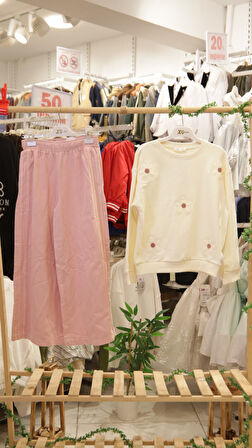 Kız Çocuk 2li Kombin Takım 8-14 Yaş SET0390