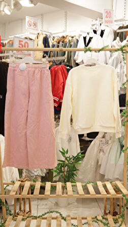 Kız Çocuk 2li Kombin Takım 8-14 Yaş SET0390