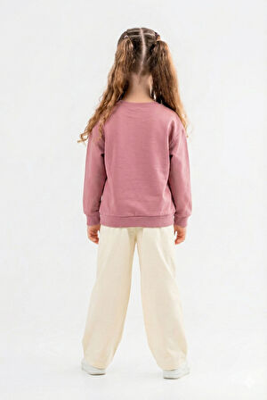 Kız Çocuk 2li Kombin Takım 8-14 Yaş SET0394