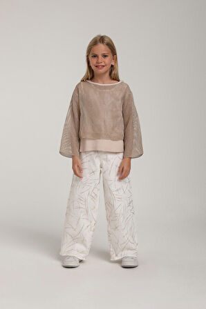 Kız Çocuk Bluz 4-8 Yaş 35686