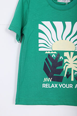 Erkek Çocuk Şort Alt Üst Takım 2-7 Yaş 3223