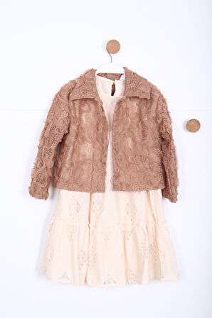 Kız Çocuk Elbise 5-9 Yaş 35938