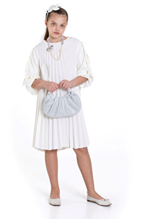 Kız Çocuk Elbise 4-8 Yaş 9403