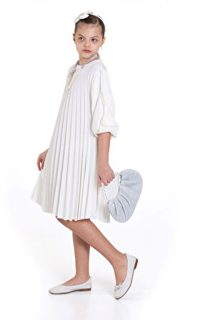 Kız Çocuk Elbise 4-8 Yaş 9403