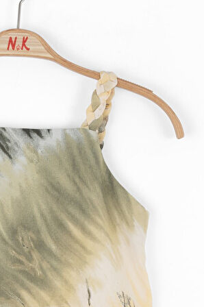 Kız Çocuk Askılı Bluz 8-14 Yaş 38304