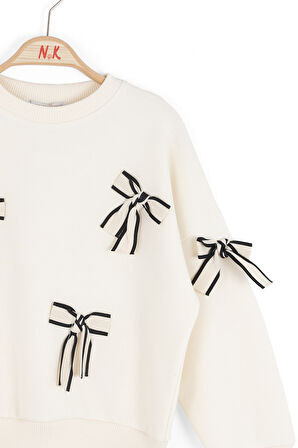 Kız Çocuk Sweatşirt 4-8 Yaş 39508