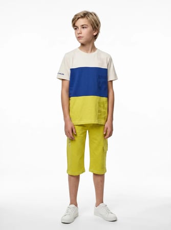 Erkek Çocuk Yazlık Pijama Takım 6-15 Yaş 2072