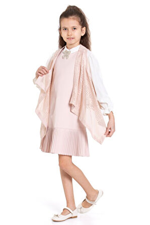 Kız Çocuk Elbise 4-8 Yaş 5826