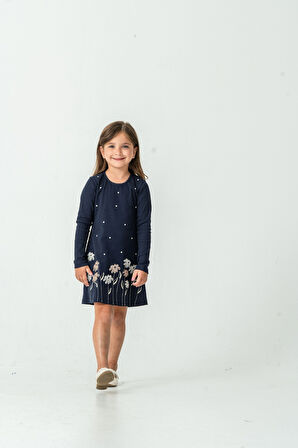 Kız Çocuk Elbise  4-7 Yaş 52042