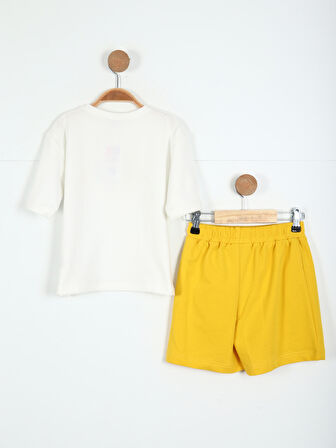 Kız Çocuk Alt Üst Kombin Takmı 4-8 Yaş SET0293