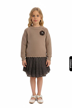 Kız Çocuk Elbise 8-12 Yaş 4058