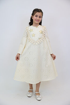 Kız Çocuk Elbise 4-14 Yaş 1201