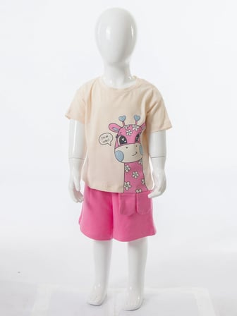 Kız Çocuk Yazlık Pijama Takımı 6-24 Ay 44061