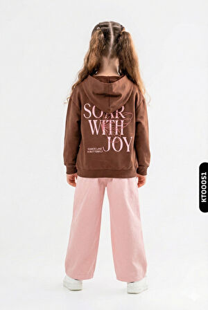 Kız Çocuk 2li Kombin Takım 8-14 Yaş SET0391