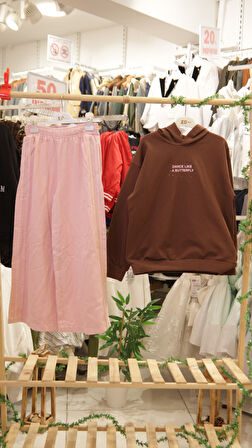 Kız Çocuk 2li Kombin Takım 8-14 Yaş SET0391