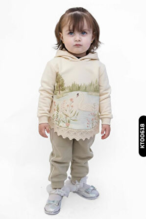 Kız Çocuk Eşofman Takım 1-5 Yaş 7031