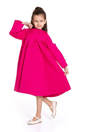 Kız Çocuk Elbise 4-8 Yaş 9192