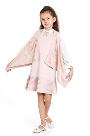 Kız Çocuk Elbise 4-8 Yaş 5826