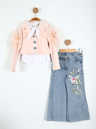 Kiz Çocuk Alt Üst Takım 4-7 Yaş 51009