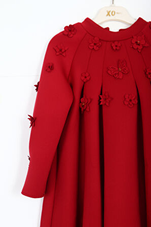 Kız Çocuk Elbise 4-8 Yaş 9191