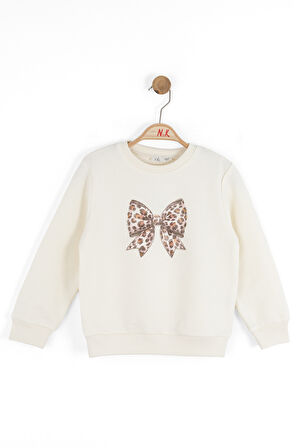 Kız Çocuk Sweatşirt 4-8 Yaş 39530