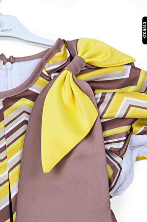 Kız Çocuk Elbise 6-12 Yaş 5003